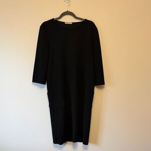 Zara Black Long Sleeve Dress